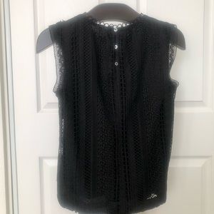 Laced black top from JCrew in size4.